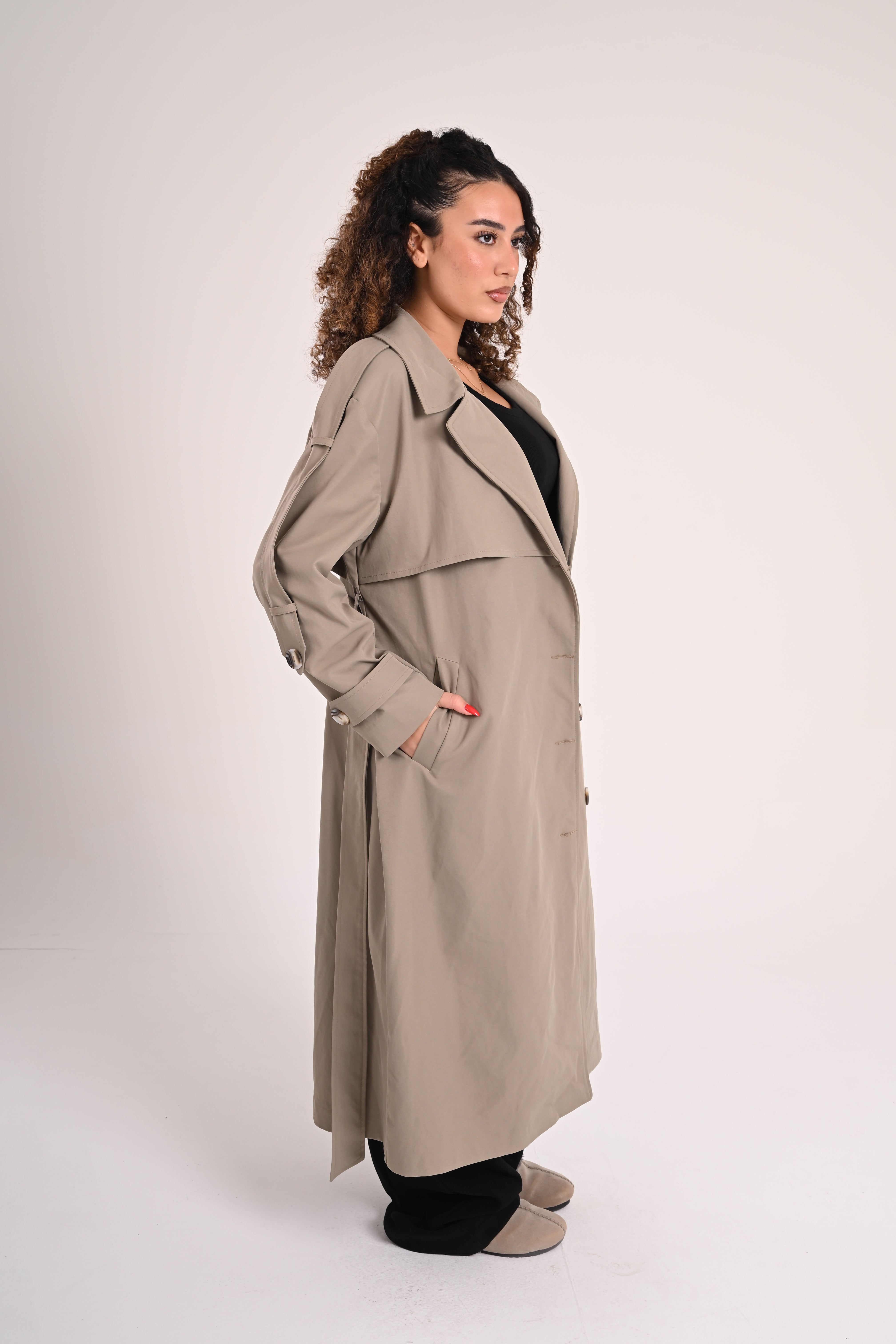 Beige Trench Coat