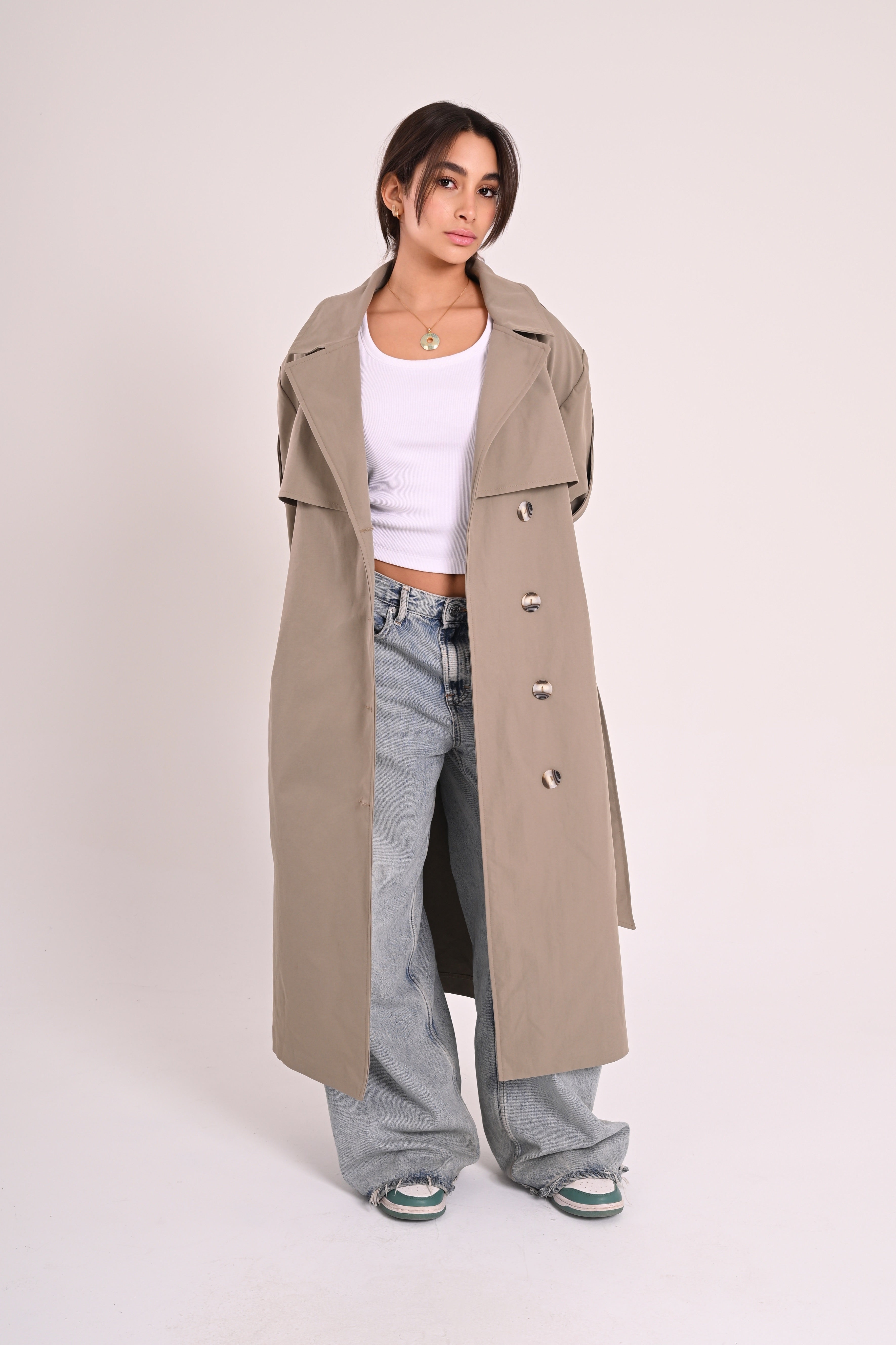 Beige Trench Coat