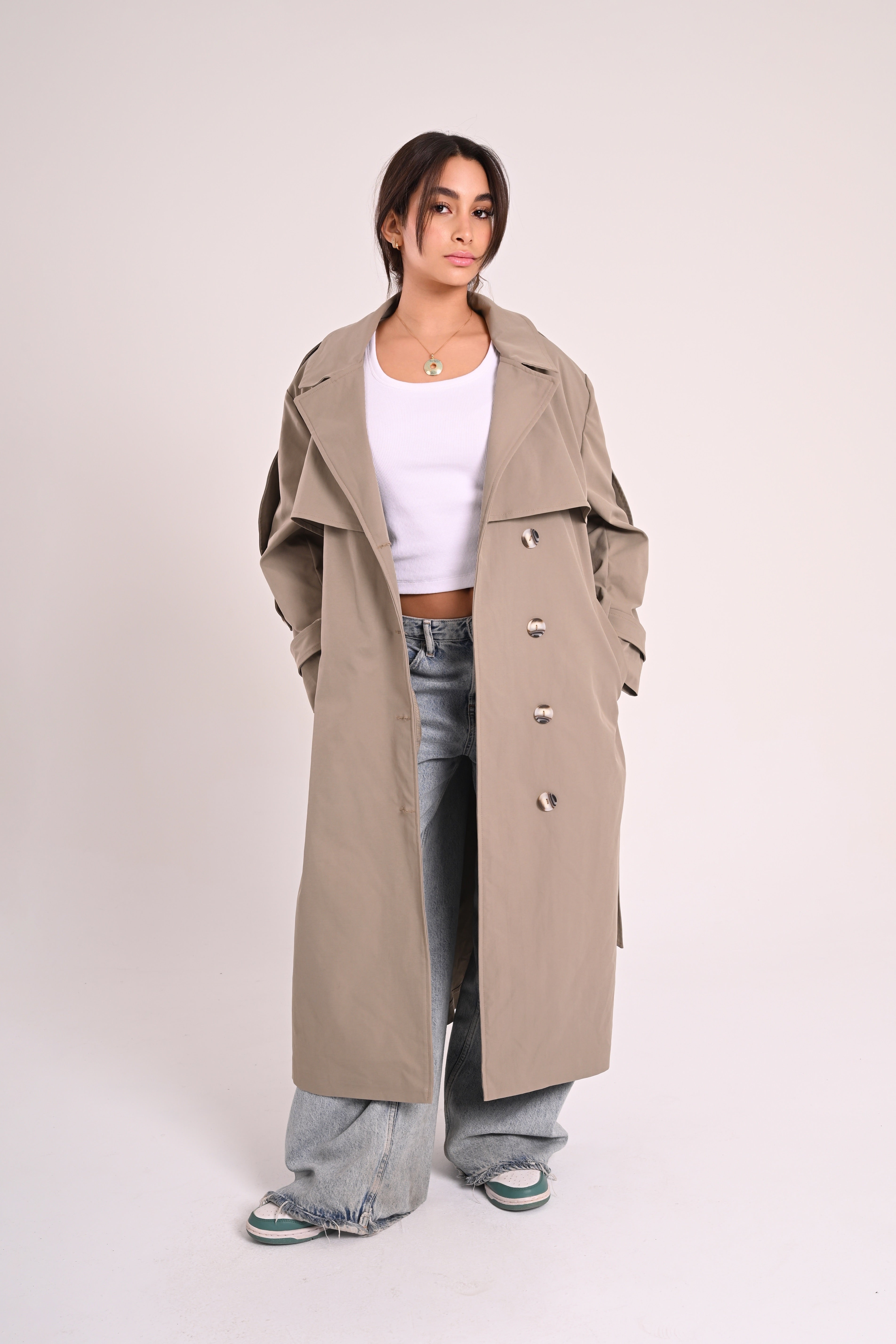 Beige Trench Coat