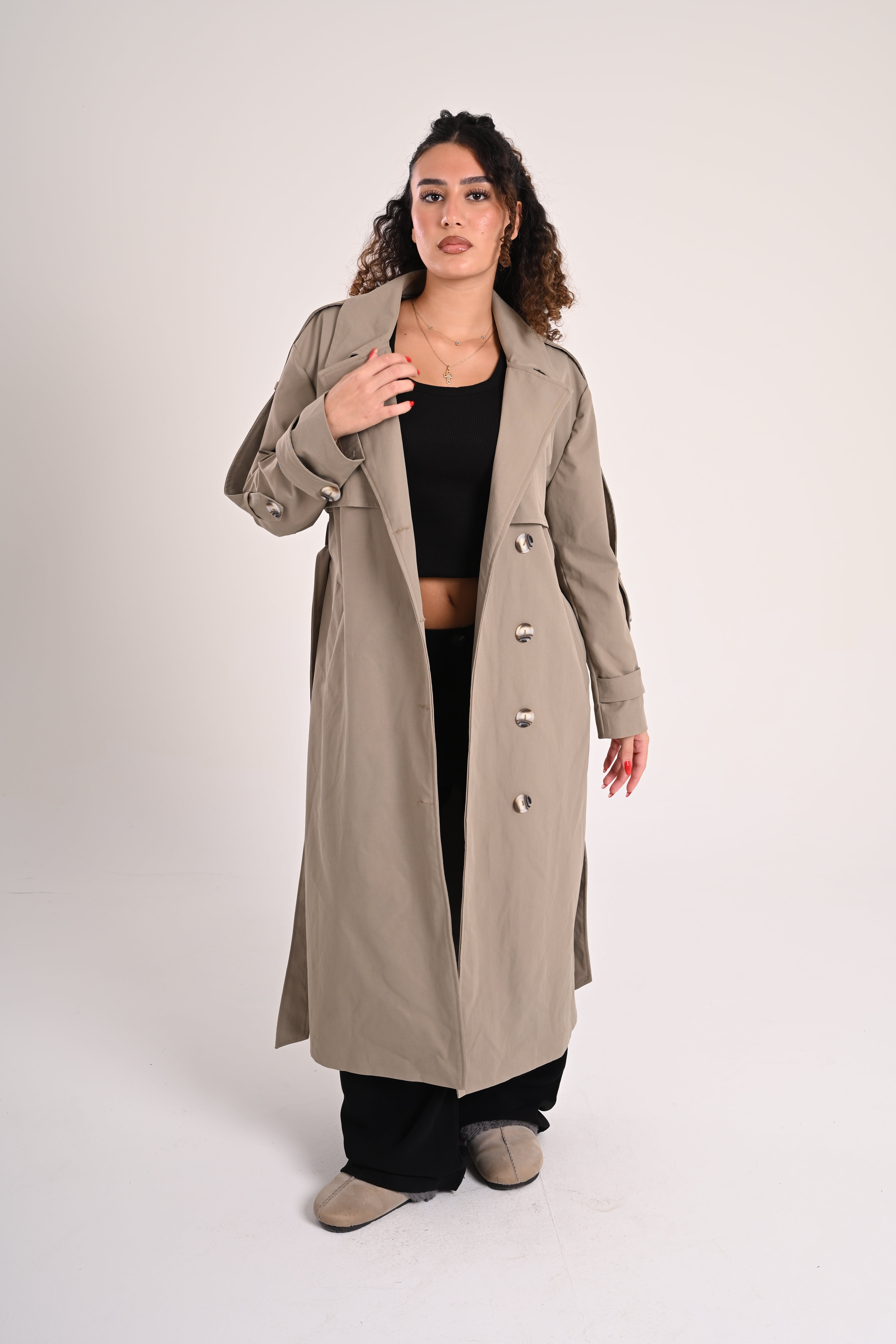Beige Trench Coat